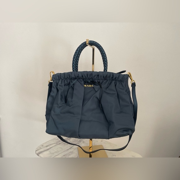 Prada Tessuto Bow Handle Bag - Picture 6 of 12